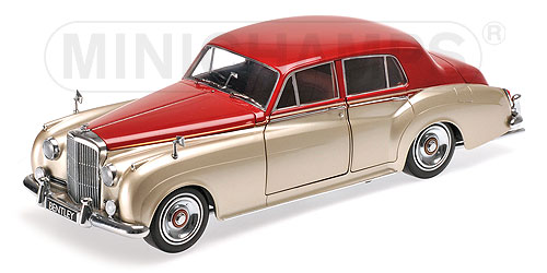 Модель 1:18 Bentley S2 - silver/dark red