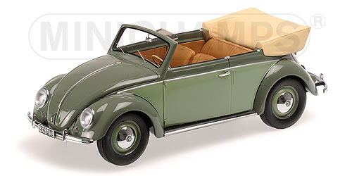 Модель 1:18 Volkswagen 1200 Cabrio - 2-tones green