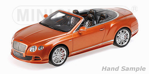 Модель 1:18 Bentley Continental GT Speed Convertible - oprange