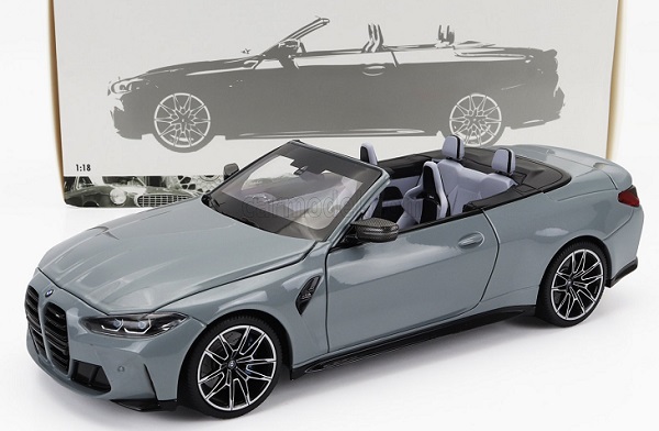 Модель 1:18 BMW M4 Convertible (2021), grey metallic