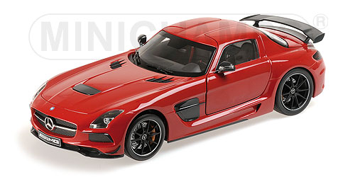 Модель 1:18 Mercedes-Benz SLS AMG Black Series - red