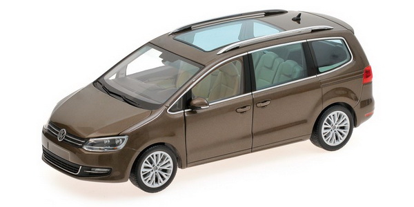 Модель 1:18 Volkswagen Sharan - brown met
