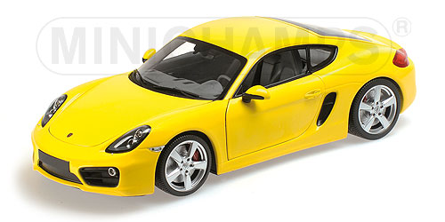 Модель 1:18 Porsche Cayman - yellow