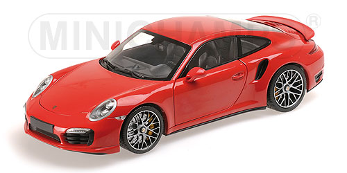 porsche 911 turbo s (991) - red 110062320 Модель 1:18