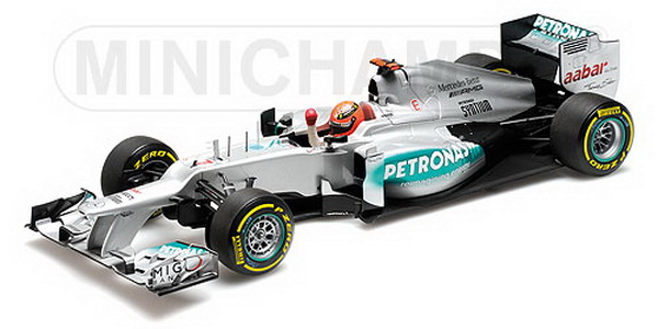 Модель 1:18 Mercedes-AMG Petronas F1 Team W03 №7 3rd EUROPEAN GP (Michael Schumacher)