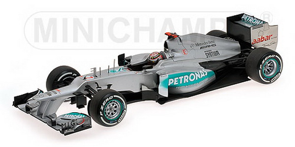 Модель 1:18 Mercedes-AMG Petronas F1 Team W03 №7 BELGIAN GP (Michael Schumacher - 300th GP)