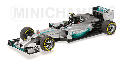 Модель 1:18 Mercedes-AMG Petronas F1 Team W05 №6 Abu Dhabi GP (Nico Rosberg)