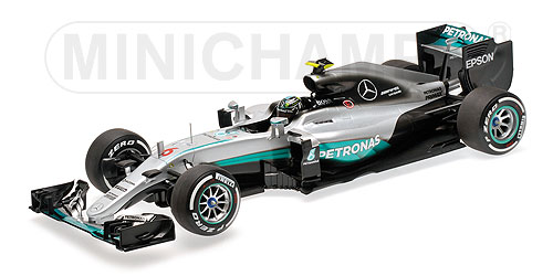 Модель 1:18 Mercedes-AMG Petronas F1 Team W07 Hybrid №6 (Nico Rosberg)