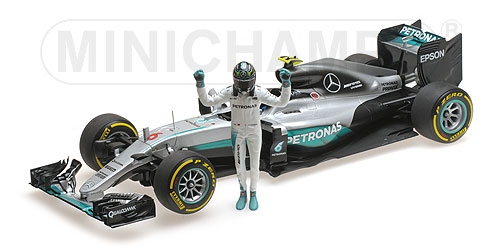 Модель 1:18 Mercedes-AMG Petronas F1 Team W07 Hybrid World Champion (Nico Rosberg)