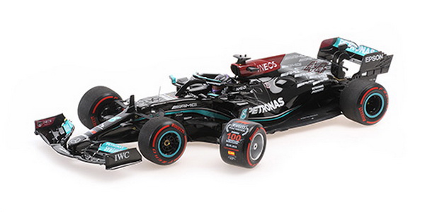 Модель 1:18 Mercedes-AMG Petronas F1 Team W12 E №44 Performance 100th POLE - SPANISH GP (Lewis Hamilton)