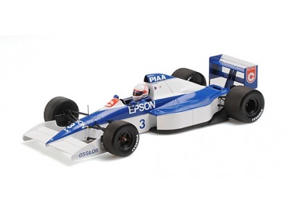 tyrrell ford 018 №3 "epson" 6th place usa gp (satoru nakajima) 110900003 Модель 1:18