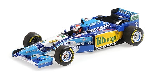 Модель 1:18 Benetton Renault B195 №2 WINNER BRITISH GP (Johnny Herbert)