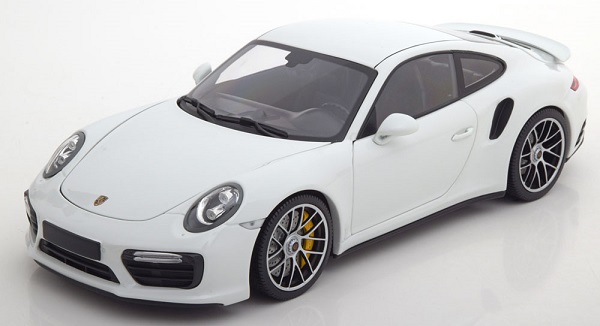 Модель 1:18 Porsche 911 (991 II) turbo S Coupe - white (L.E.222pcs)