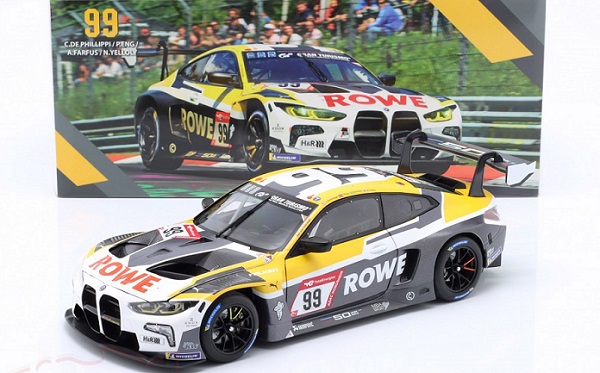 Модель 1:18 BMW 4-series M4 GT3 Team Rowe Racing №99 24h Nurburgring (2022) (C.de Phillippi - P.Eng - A.Farfus) (L.E.300pcs)