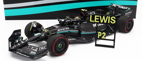 MERCEDES-BENZ GP F1 W14 Team Mercedes-amg Petronas Formula One №44 2nd Australian Melbourne Gp With Pit Board (2023) Lewis Hami 113230144 Модель 1:18