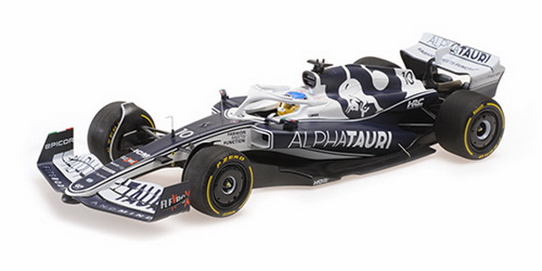 Модель 1:18 Scuderia AlphaTauri AT03 - Pierre Gasly - Bahrain GP 2022 - L.E. 372 Pcs.