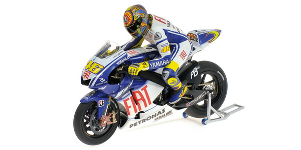 Модель 1:12 Yamaha YZR-M1 №46 MotoGP Valencia (Valentino Rossi)
