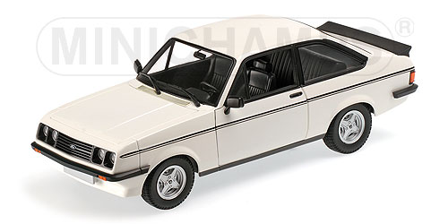 ford escort ii rs 2000 (lhd) - white/black strip 150084300 Модель 1:18