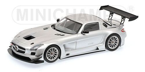 Модель 1:18 Mercedes-Benz SLS AMG GT3 - 'Street' - silver