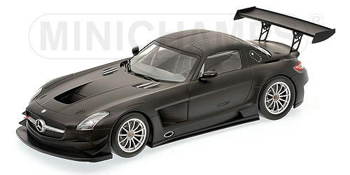 Модель 1:18 Mercedes-Benz SLS AMG GT3 - 'Street' - MATT BLACK