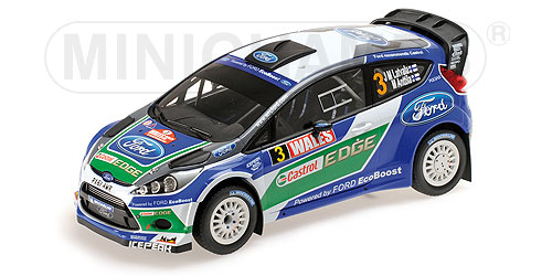 Модель 1:18 Ford Fiesta RS WRC №3 Ford World Rally Team Winner Wales Rally GB (Jari-Matti Latvala - Miikka Anttila)