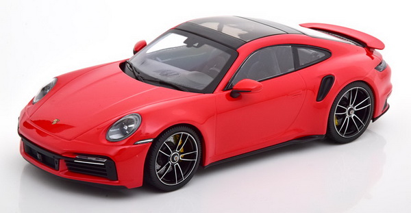 Модель 1:18 Porsche 911 (992) turbo S - red (L.E.306pcs)