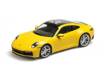 porsche 911 carrera 4s - yellow 155067320 Модель 1:18