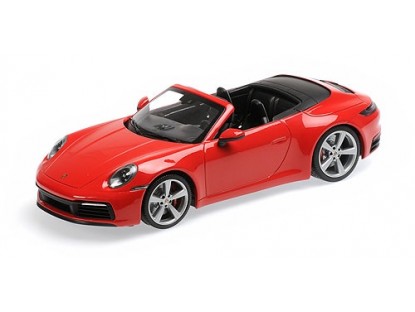 Модель 1:18 Porsche 911 Carrera 4S Cabrio - red