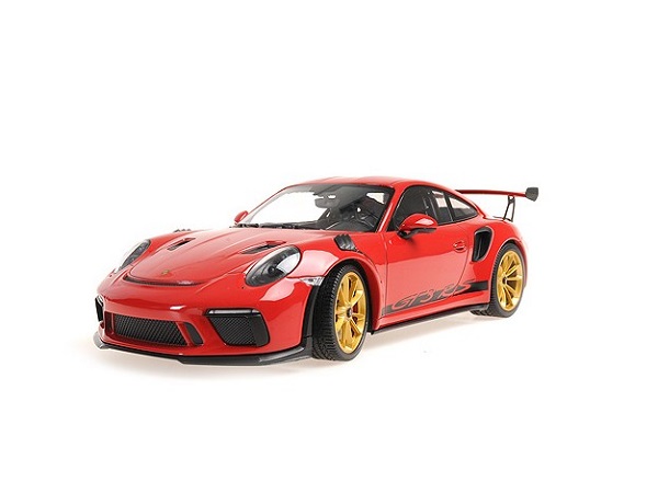 Модель 1:18 Porsche 911 991-2 GT3 RS - GOLDEN RIMS (RED)
