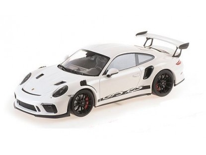 Модель 1:18 Porsche 911 GT3RS (991.2) - 2019 - WHITE W/ BLACK WHEELS