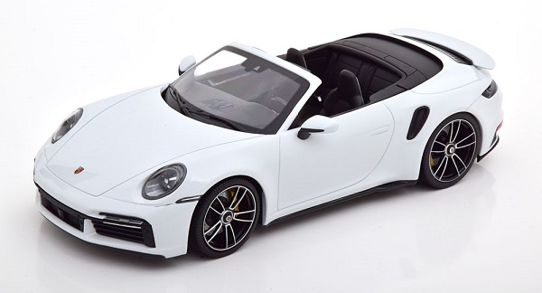 Модель 1:18 Porsche 911 (992) turbo S 2020 weißmetallic Limited Edition 302 pcs.