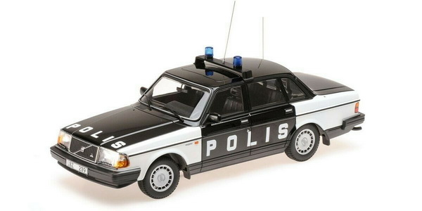 Модель 1:18 Volvo 240 GL - 'POLIS SWEDEN'