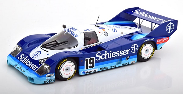Модель 1:18 Porsche 956K №19 «Schiesser» 1000km Hockenheim (Stefan Bellof - Thierry Boutsen) (L.E.1004pcs)