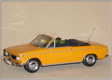 bmw 1600 cabrio - orange 18021030 Модель 1:18