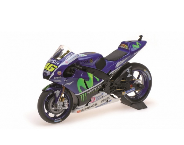 Модель 1:18 Yamaha YZR-M1 №46 Movistar Yamaha Testbike (Valentino Rossi)