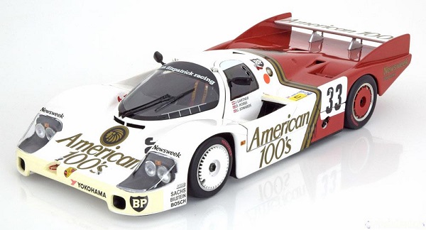 Модель 1:18 Porsche 956L №33 24h Le Mans American 100´s (David Hobbs - Gartner - Edwards) (L.E.500pcs)