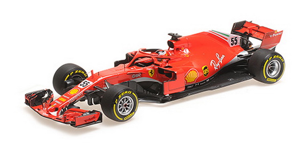 Модель 1:18 Ferrari SF71H №55 Testing Fiorano, January 2021 (Carlos Sainz)