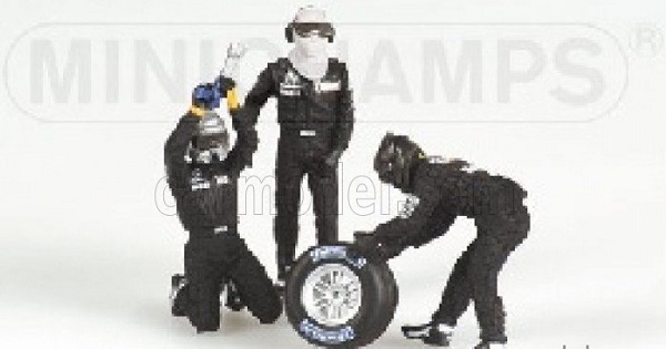 f1 pit-stop mclaren cambio gomme anteriore - figures 343100042 Модель 1:43