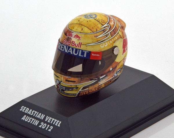 Модель 1:8 Red Bull Racing Arai Helm GP USA, World Champion (Sebastian Vettel)