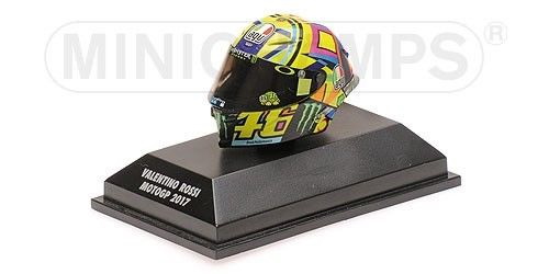 Модель 1:8 AGV helmet Rossi 2017