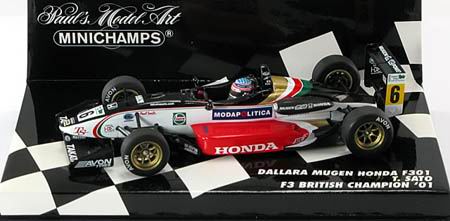 dallara mugen honda f301 f3 british champion (takuma sato) 400010306 Модель 1:43