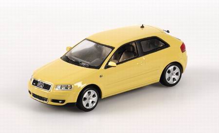 Модель 1:43 Audi A3 - yellow