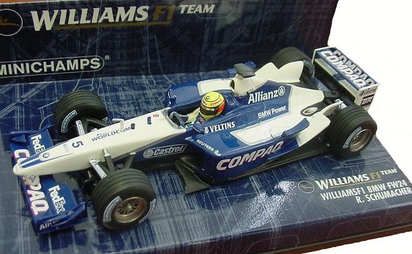 Модель 1:43 Williams BMW FW24 №5 (Ralf Schumacher)