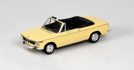 bmw 2002 cabrio - yellow 400021132 Модель 1:43