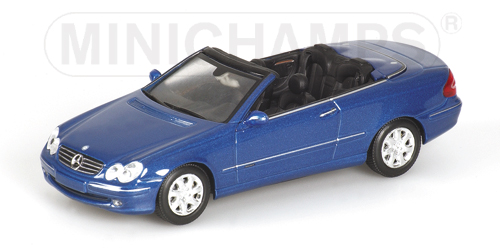 Модель 1:43 Mercedes-Benz CLK-class Cabrio - blue met