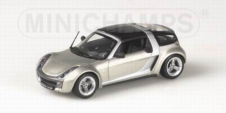 Модель 1:43 Smart Roadster-Coupe - grey met (L.E.2016pcs)