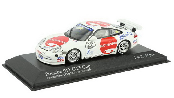 Модель 1:43 Porsche 911 (996) GT3 №27, Carrera Cup 2004 Buchbinder Warnecke