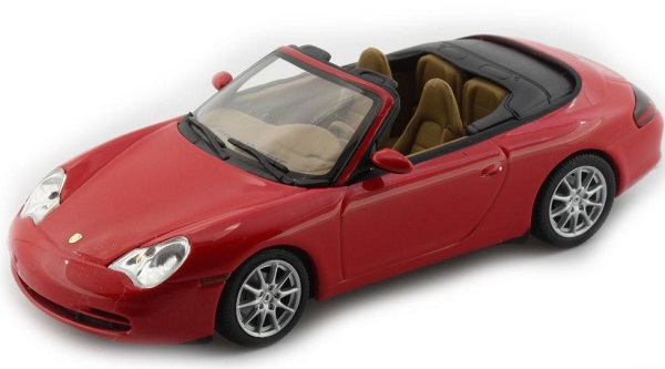 porsche 911 cabrio - red 400061034 Модель 1:43