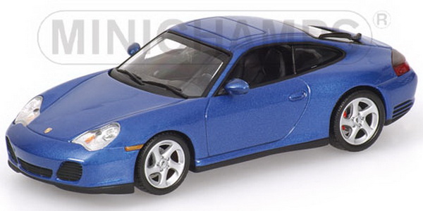 porsche 911 4s - blue met 400061074 Модель 1:43