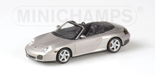 porsche 911 4s cabrio - grey met 400062830 Модель 1:43